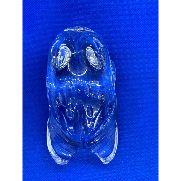 Waterford Crystal Frog Figurine with etch Mark Paperweight - Picture 5 of 8